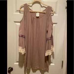 NWT! MIIN cold shoulder tunic or dress Sz large